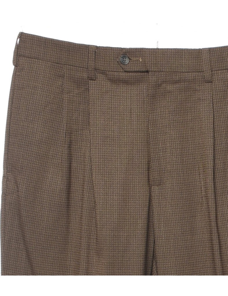 Dogtooth Checks Trousers - W34 L32