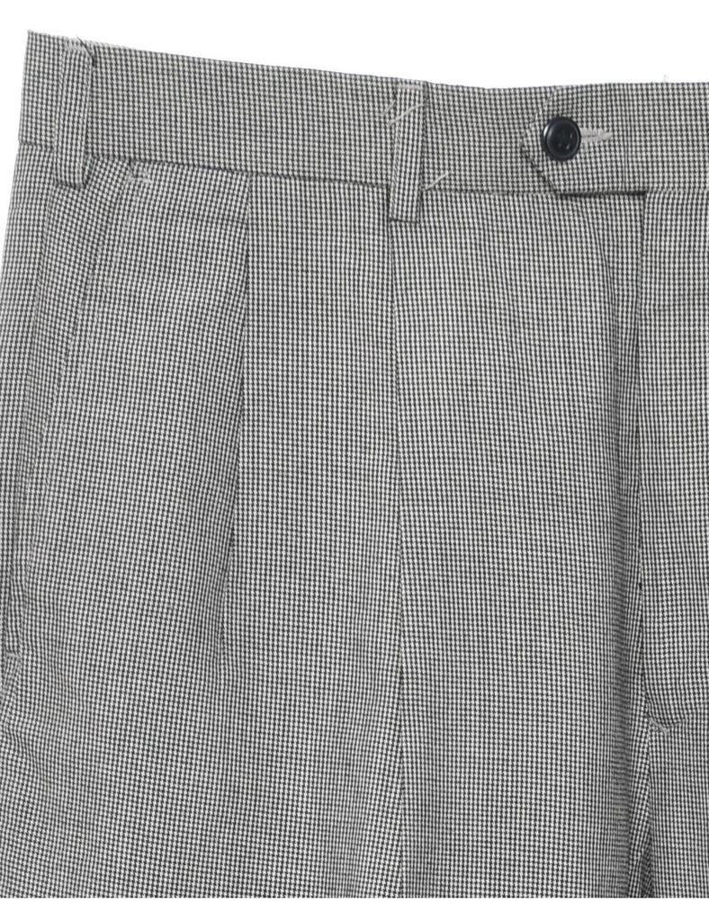 Dogtooth Checks Trousers - W33 L30
