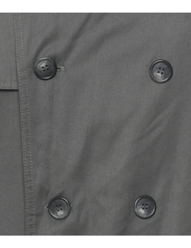 Double Breasted Trench Coat - XL