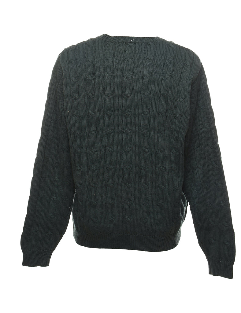 Eddie Bauer Cable Knit Jumper - M