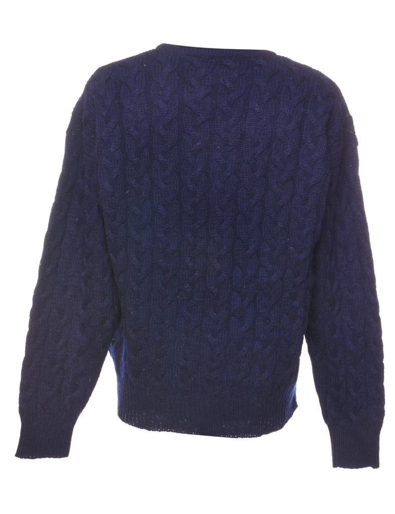 Eddie Bauer Cable Knit Jumper - XL