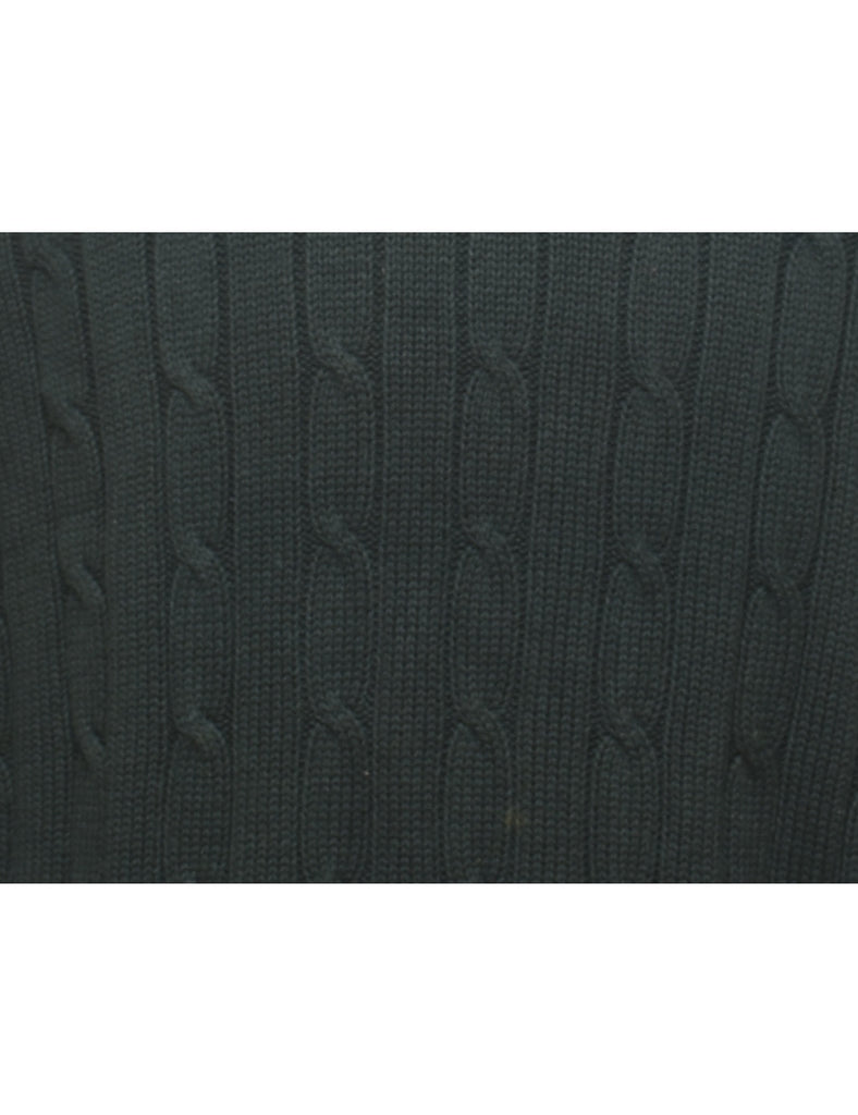 Eddie Bauer Cable Knit Jumper - M