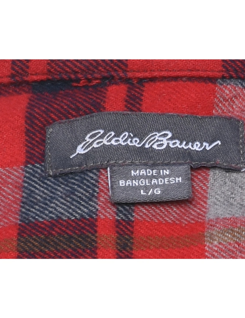 Eddie Bauer Checked Shirt - L