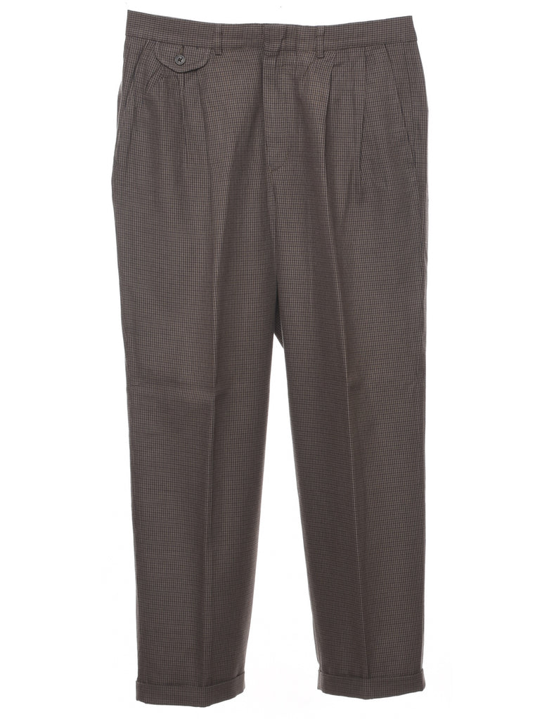 Eddie Bauer Dogtooth Trousers - W33 L28