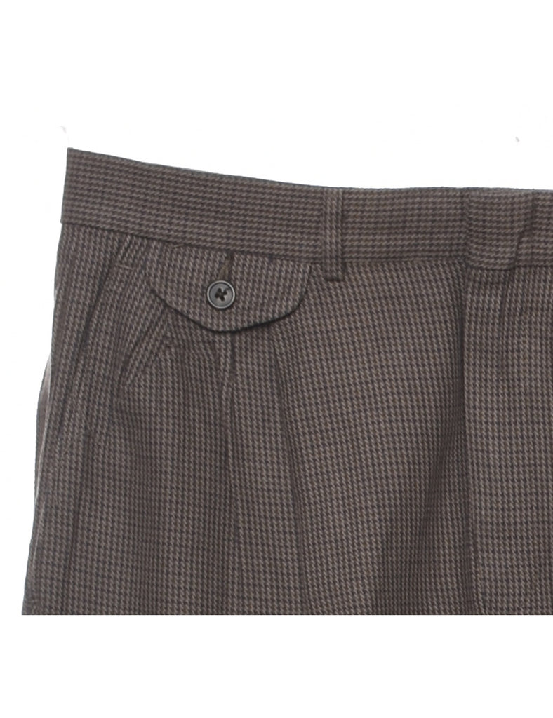Eddie Bauer Dogtooth Trousers - W33 L28