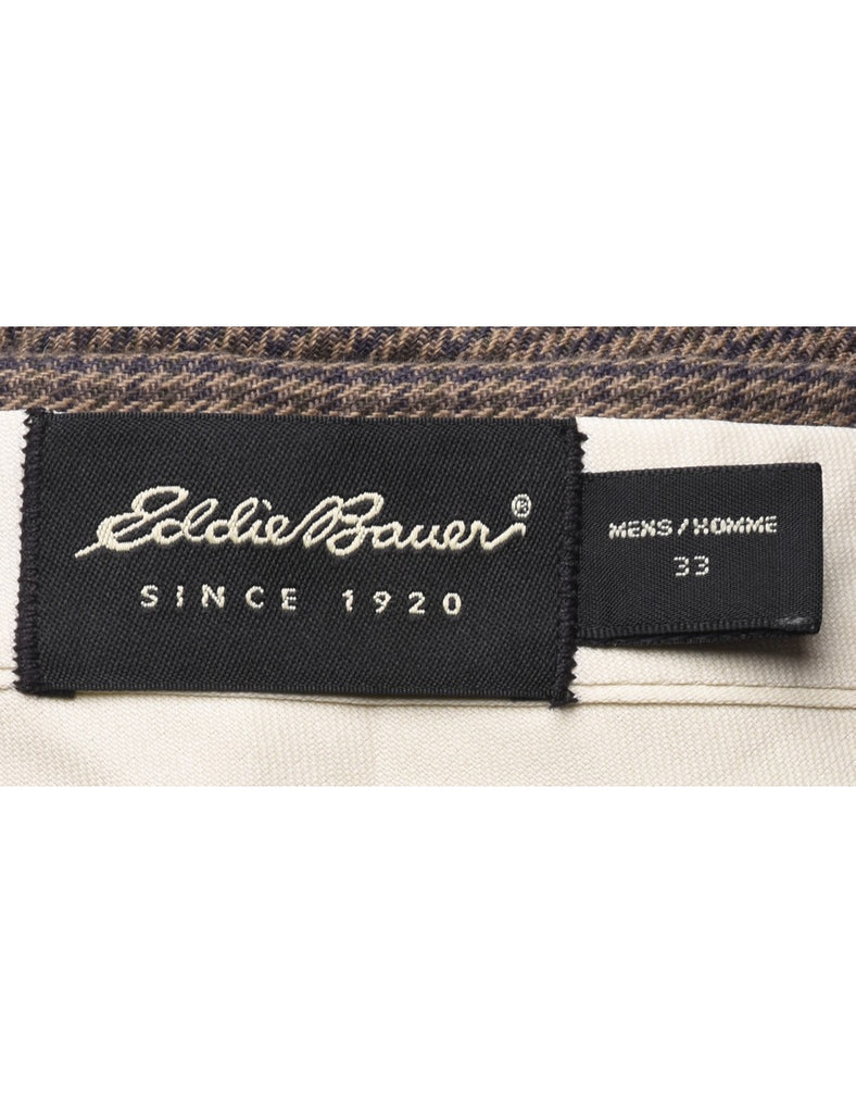 Eddie Bauer Dogtooth Trousers - W33 L28