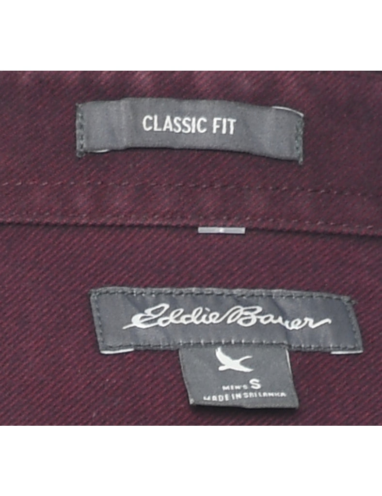 Eddie Bauer Maroon Shirt  - S