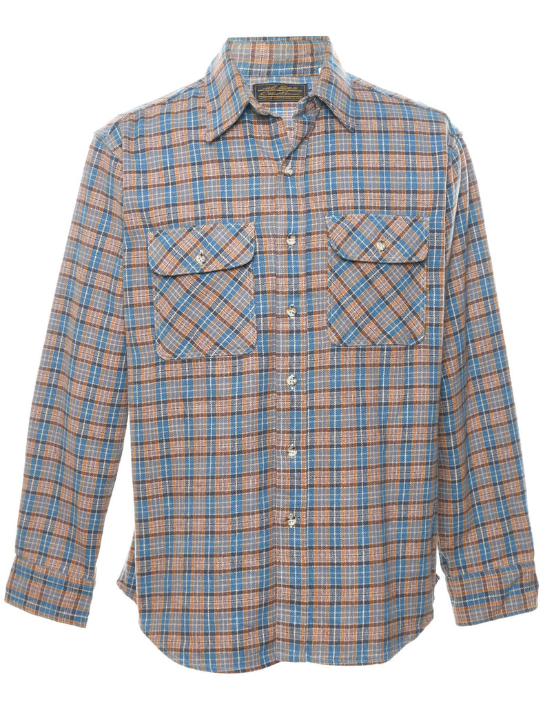 Eddie Bauer Multi-Colour Flannel Checked Shirt - XL