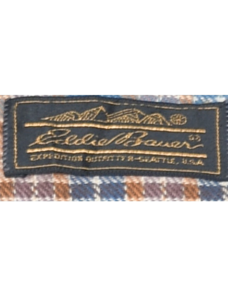 Eddie Bauer Multi-Colour Flannel Checked Shirt - XL