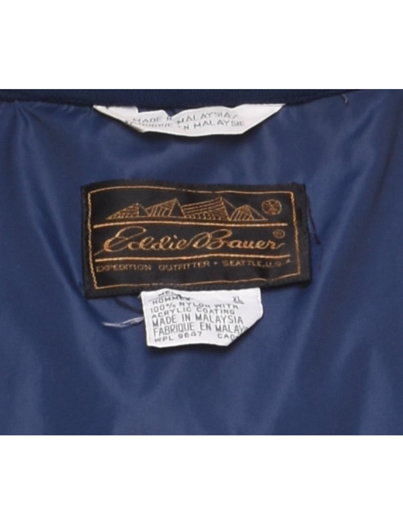 Eddie Bauer Navy Nylon Jacket - XL