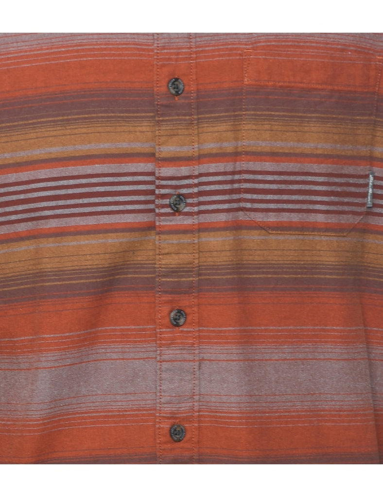 Eddie Bauer Striped Multi-Colour Shirt - M