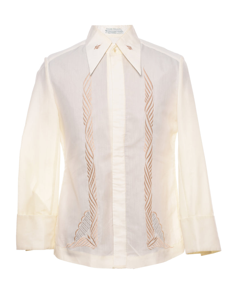 Embroidered Shirt - L