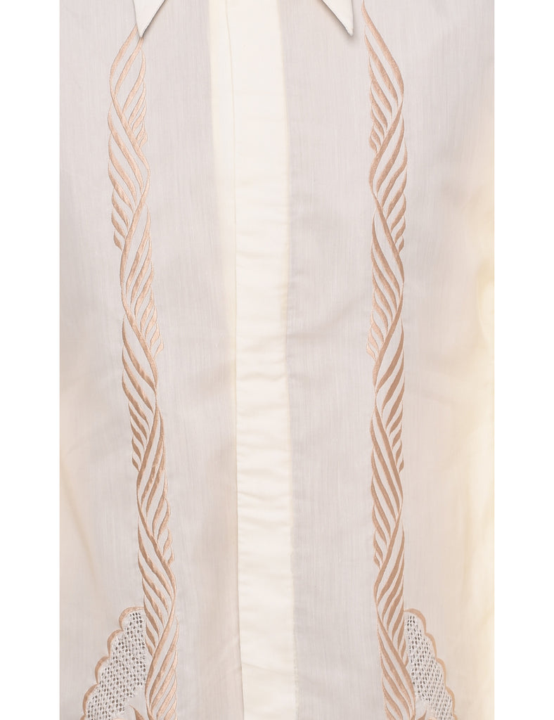 Embroidered Shirt - L