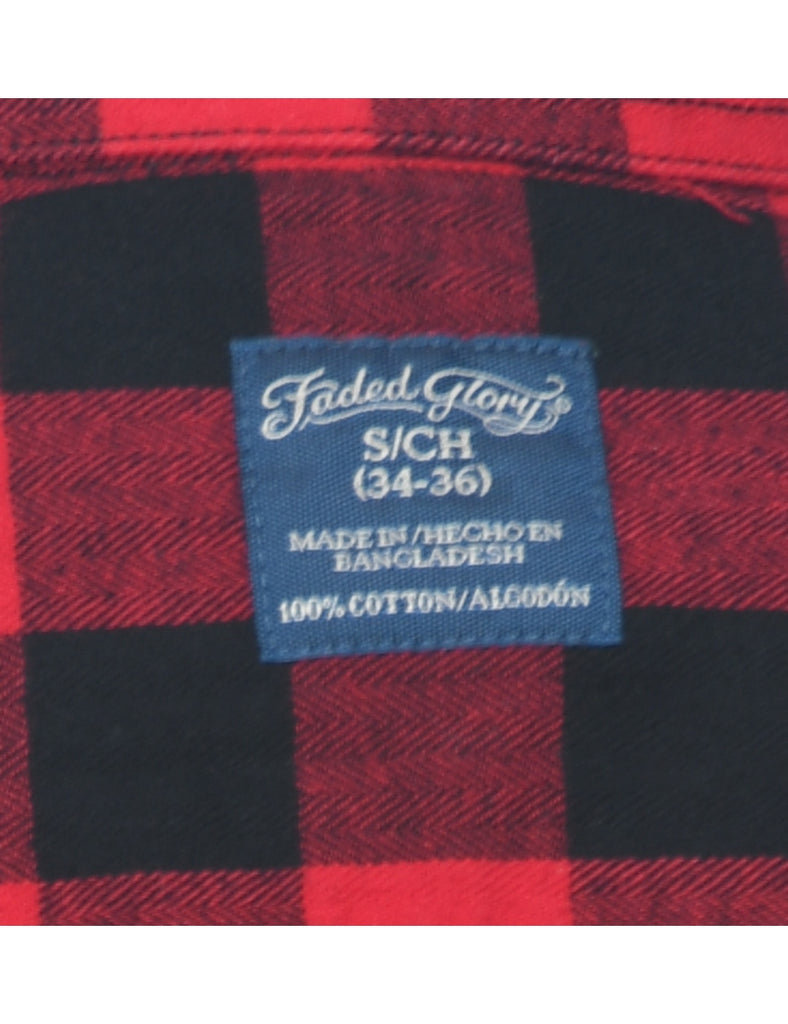 Faded Glory Buffalo Check Shirt - S