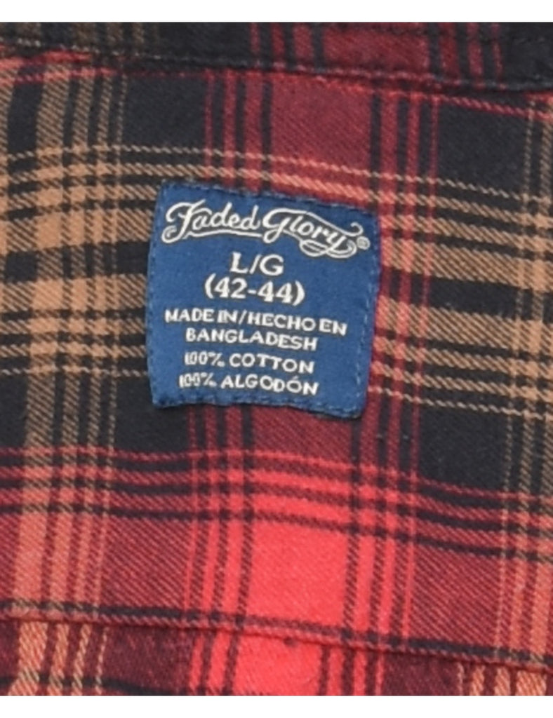 Faded Glory Checked Shirt - L