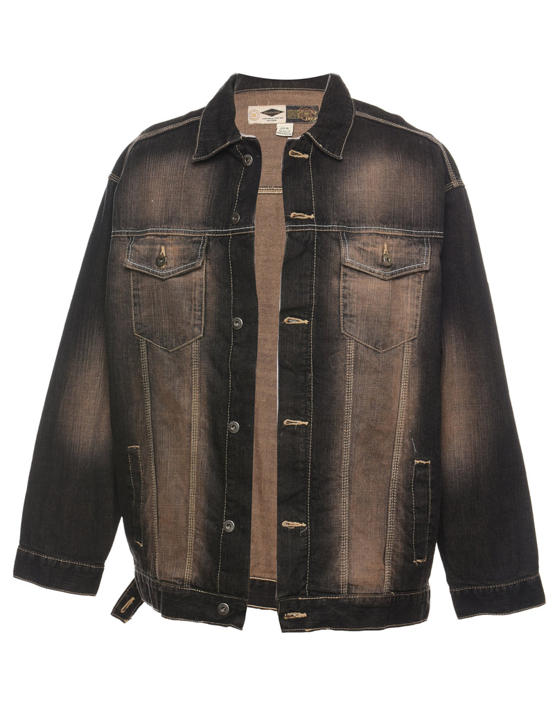 Faded Wash Denim Jacket - XL