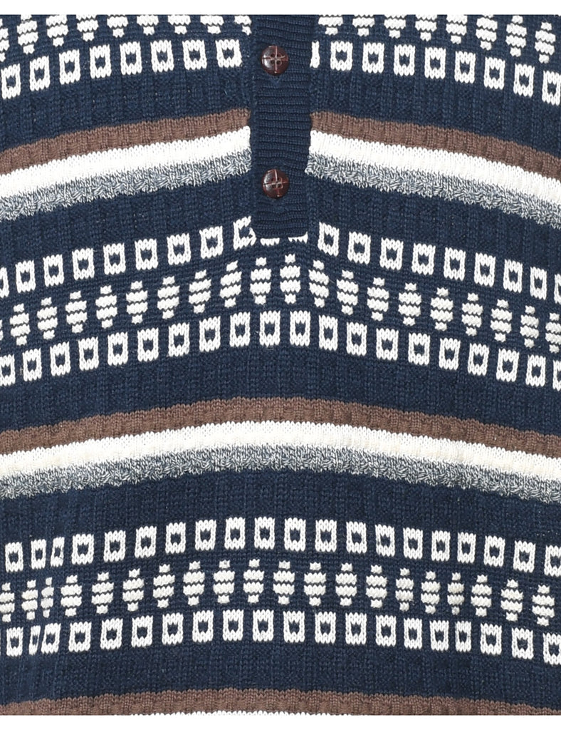 Fairisle Knit Jumper - M