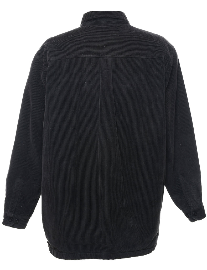 Faux Sherling Lined Corduroy Shirt - L