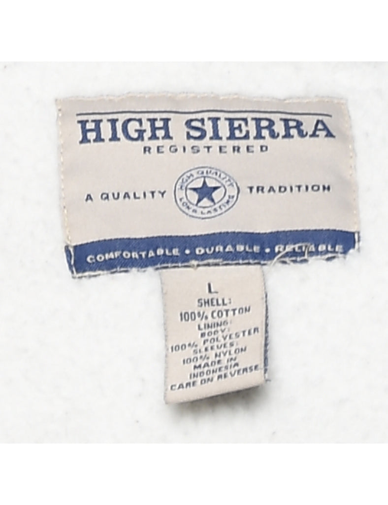 Faux Sherling Lined Corduroy Shirt - L