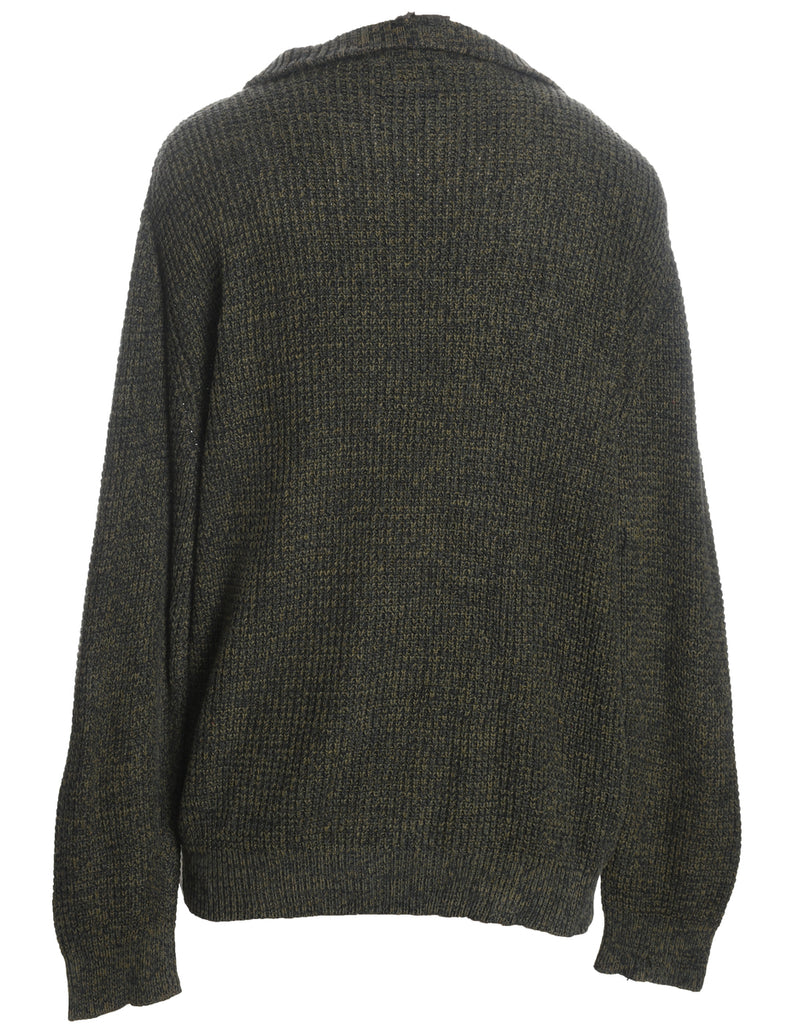 Festive Print Christmas Jumper - L