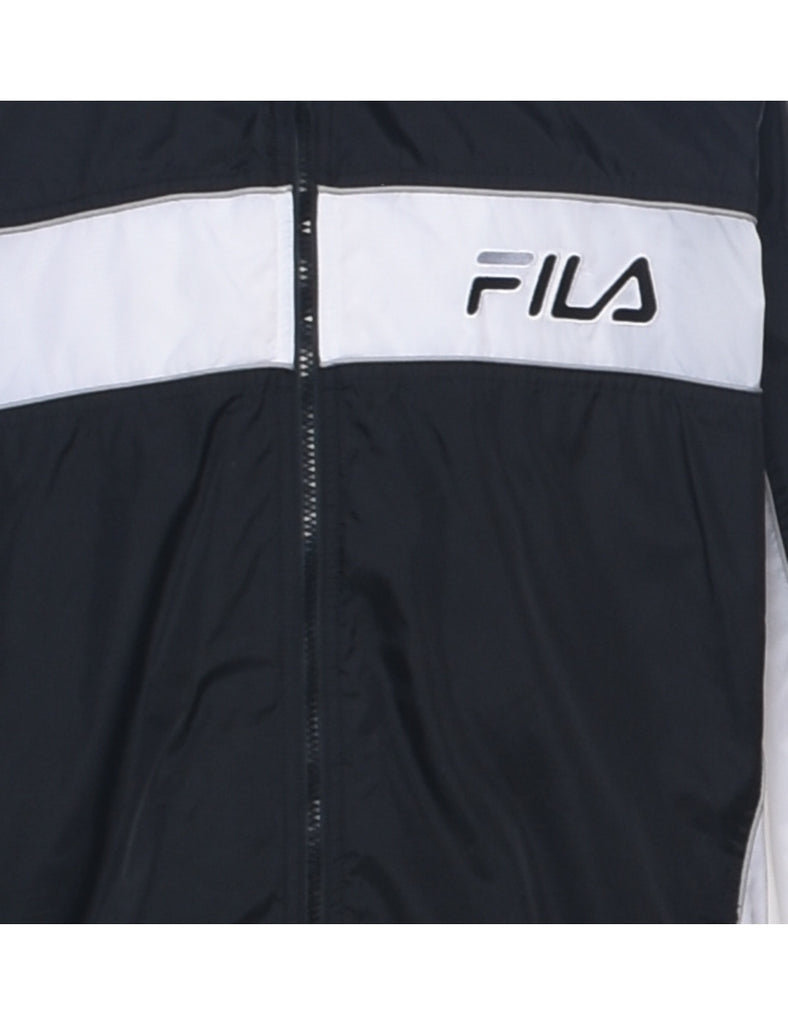 Fila Black Nylon Jacket - M