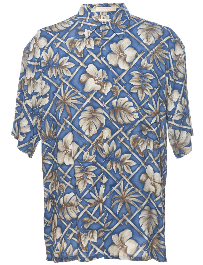 Floral Hawaiian Shirt - L