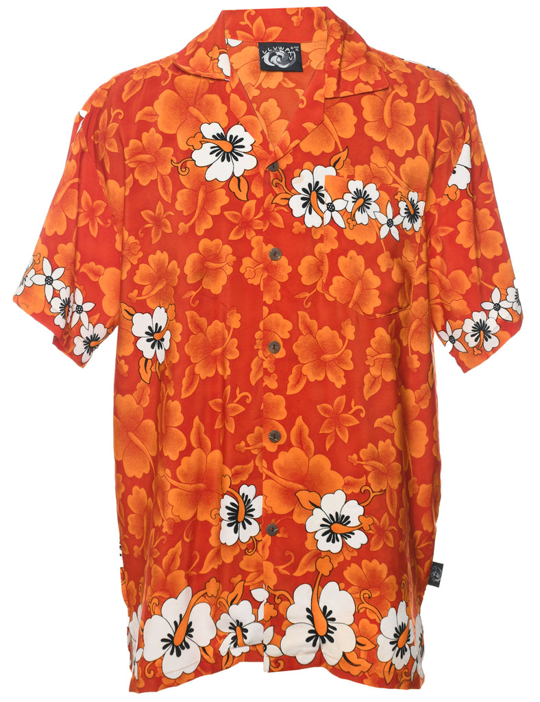 Floral Hawaiian Shirt - XL