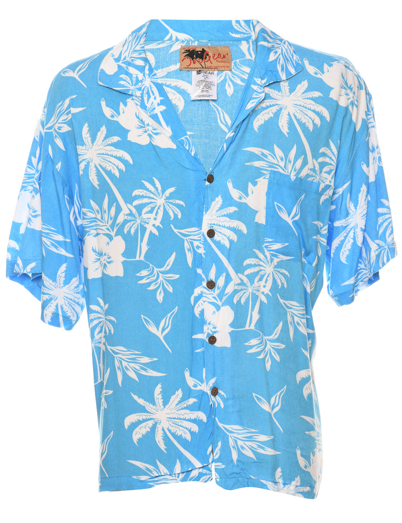 Floral Hawaiian Shirt - XL