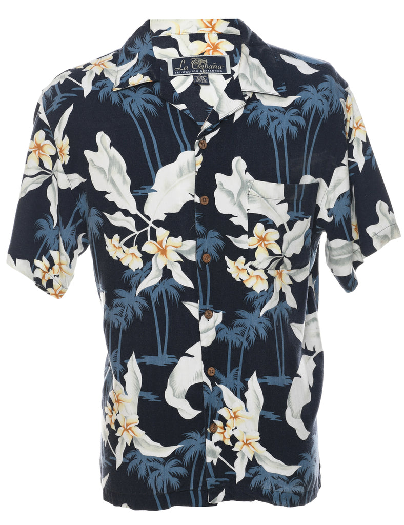 Floral Hawaiian Shirt - M