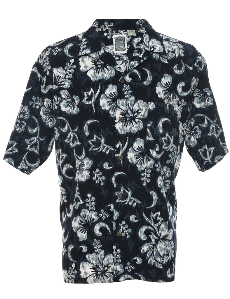 Floral Hawaiian Shirt - L