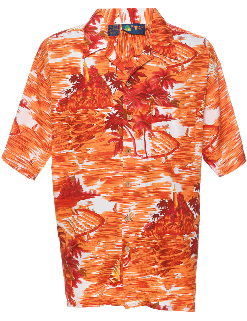 Floral Hawaiian Shirt - XL