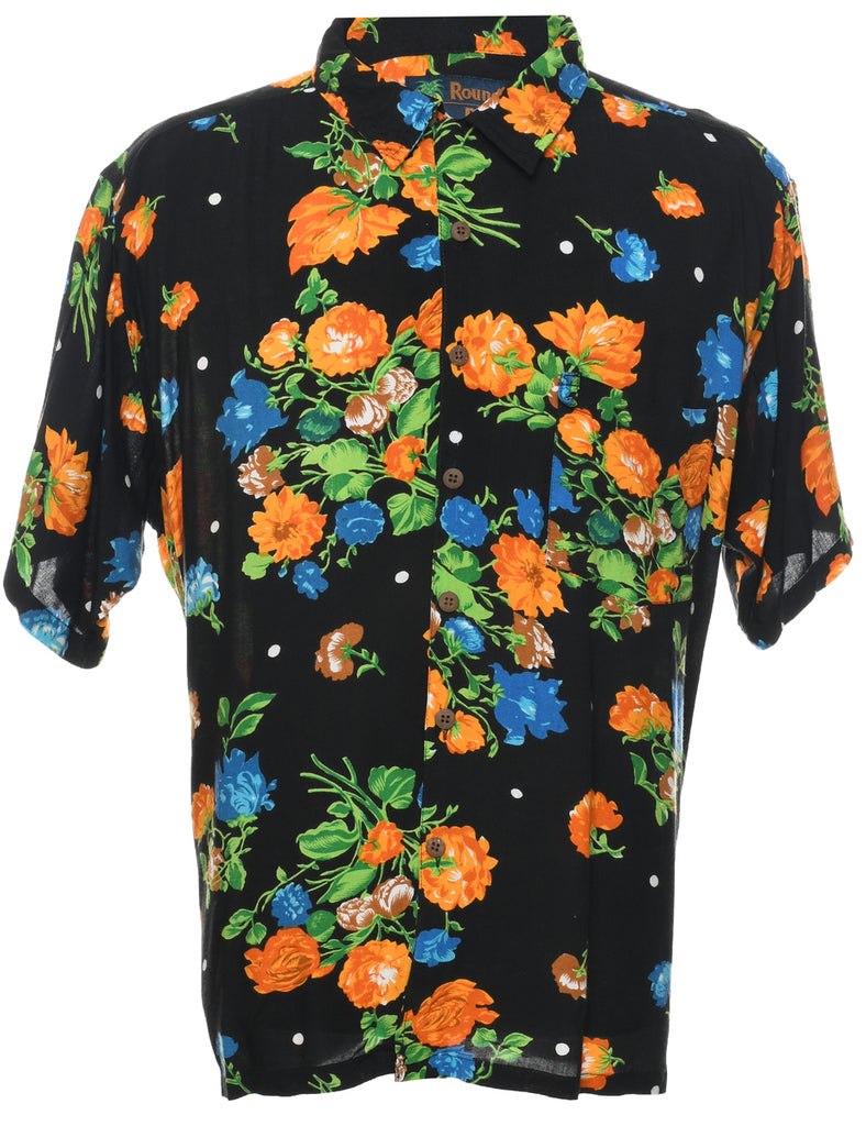Floral Hawaiian Shirt - XL