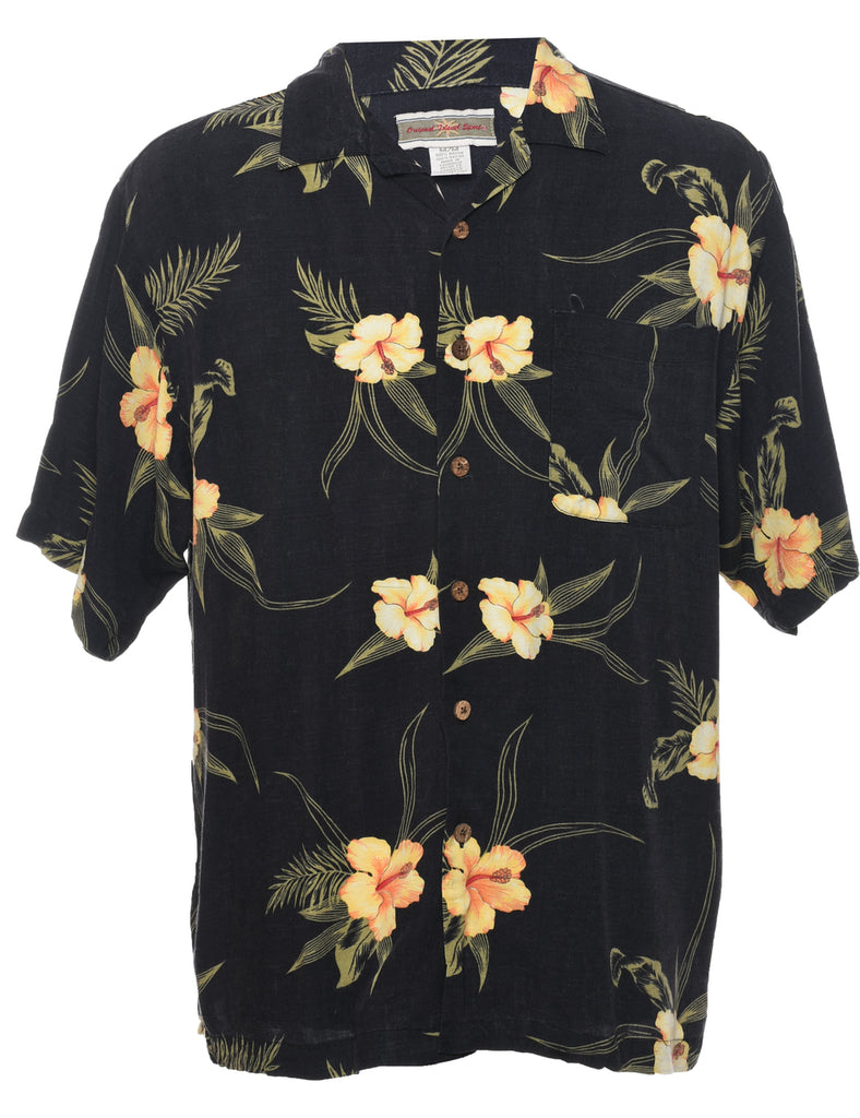 Floral Hawaiian Shirt - M