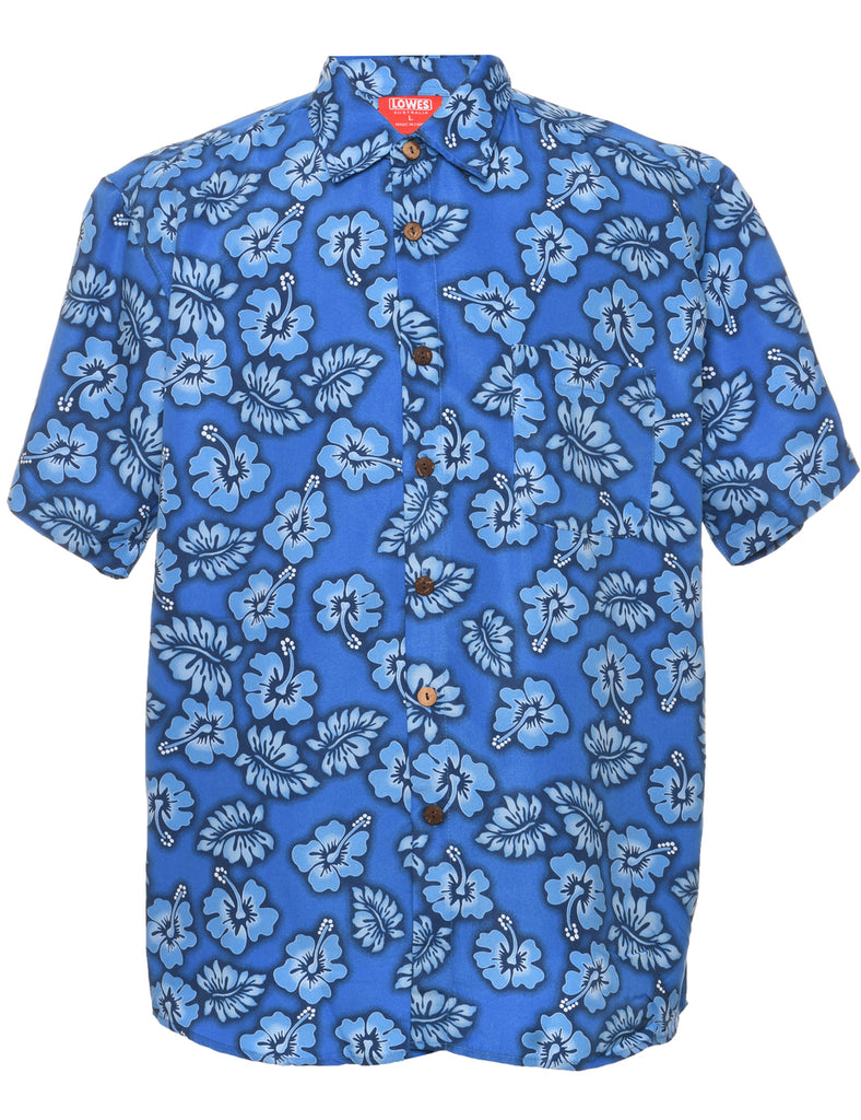 Floral Hawaiian Shirt - L