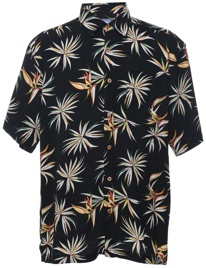 Floral Hawaiian Shirt - L