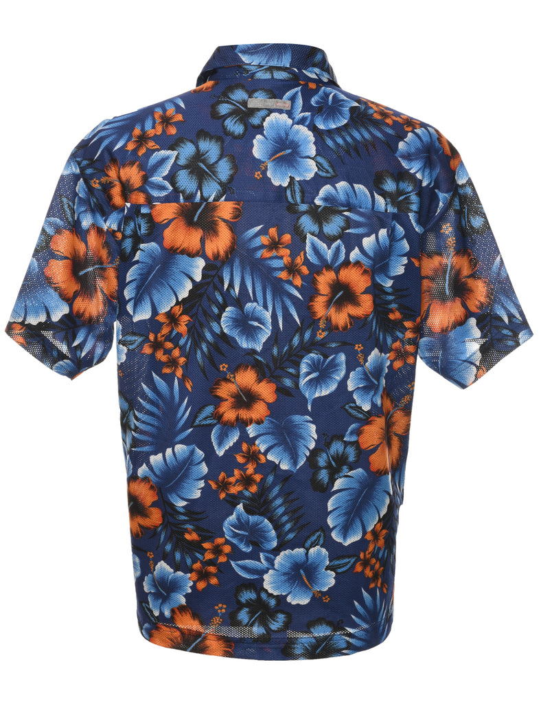 Floral Hawaiian Shirt - L