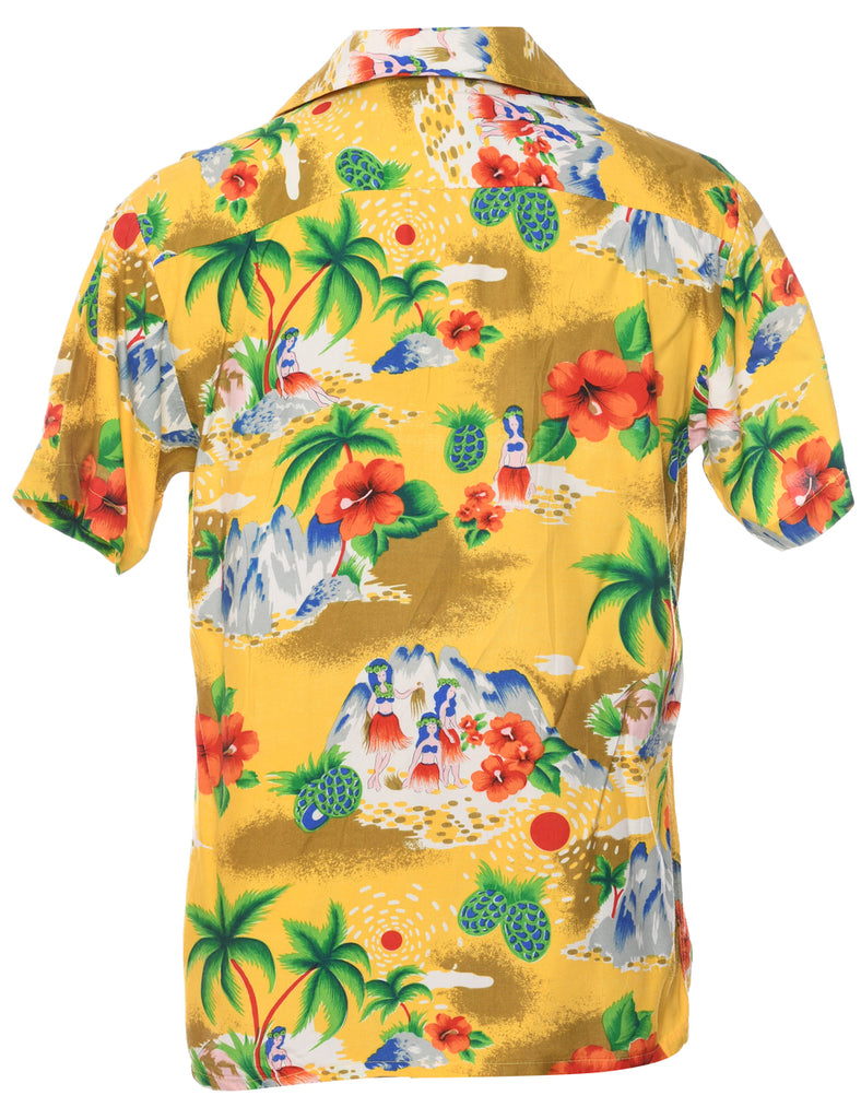 Floral Hawaiian Shirt - S