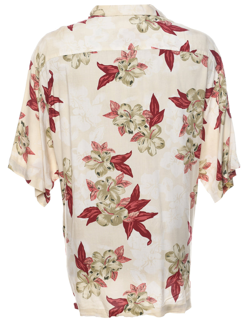 Floral Hawaiian Shirt - XL