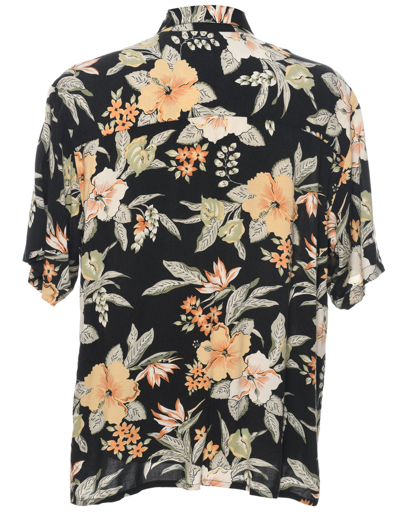 Floral Hawaiian Shirt - L