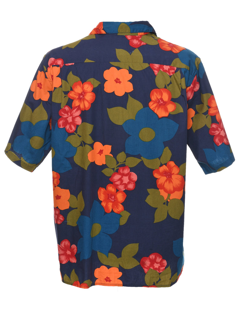 Floral Hawaiian Shirt - L