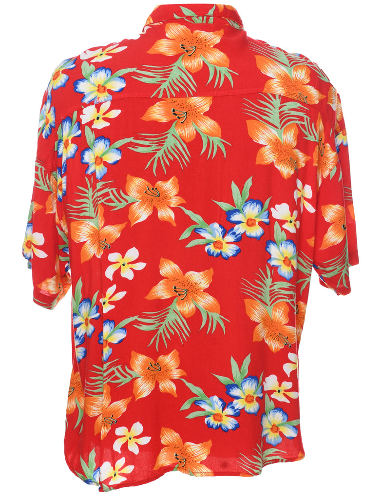 Floral Hawaiian Shirt - XL