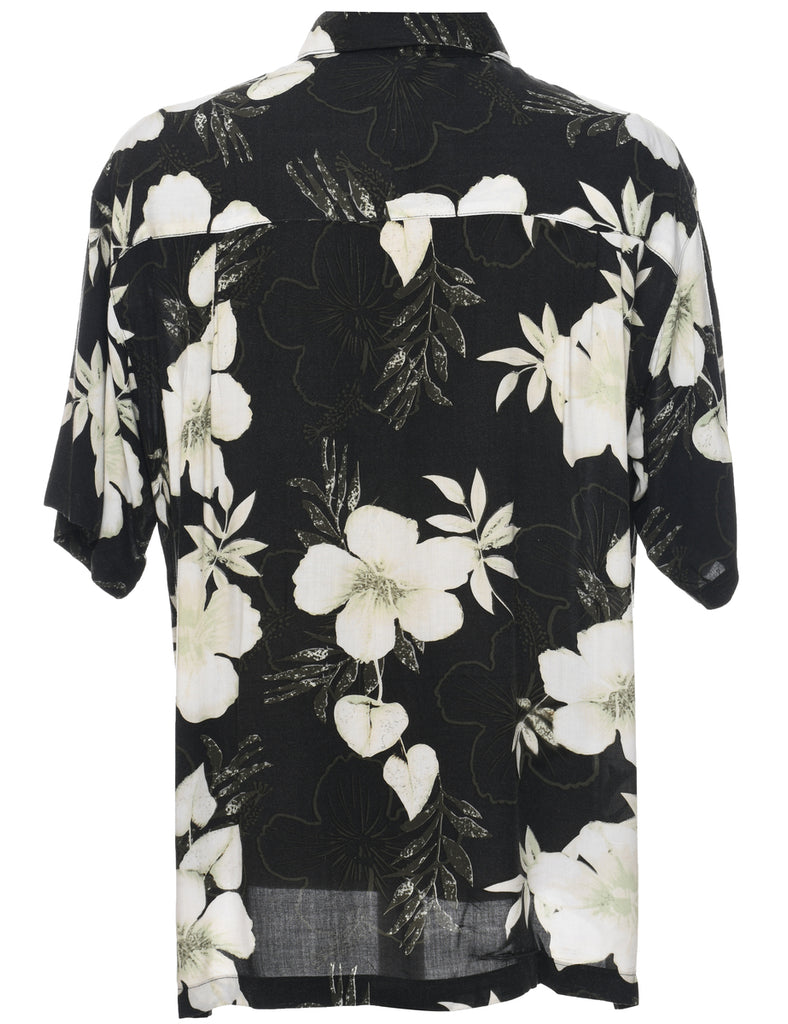 Floral Hawaiian Shirt - L