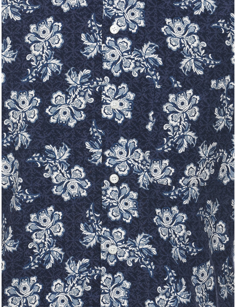 Floral Hawaiian Shirt - L
