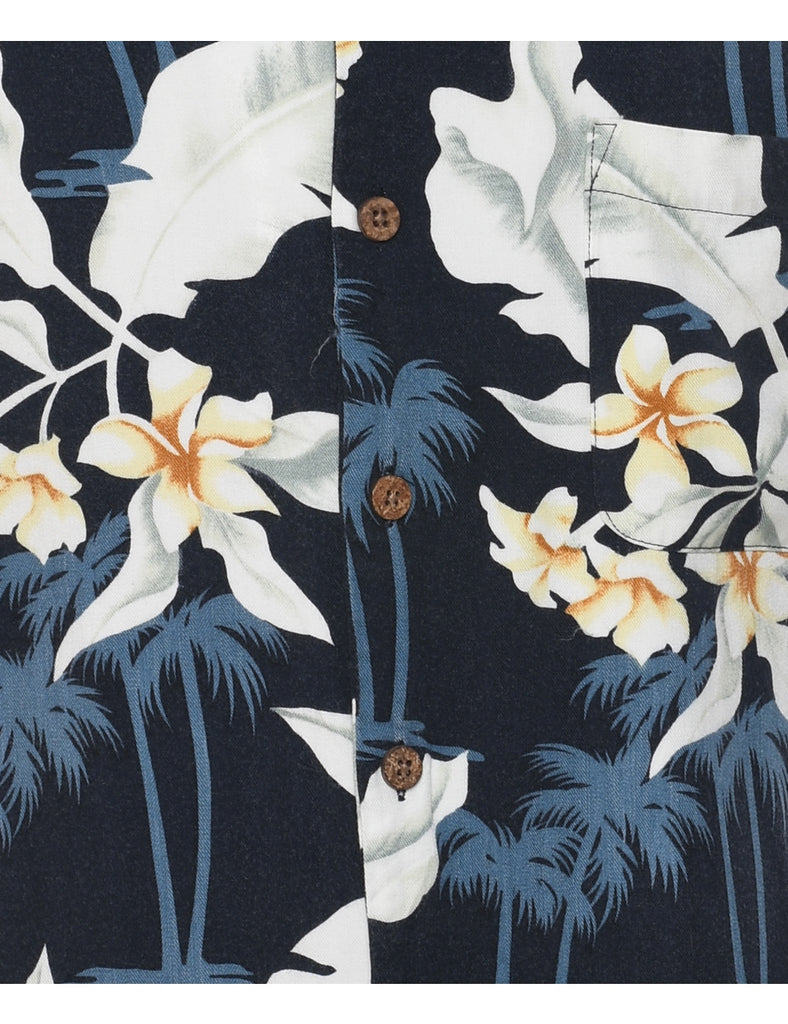 Floral Hawaiian Shirt - M