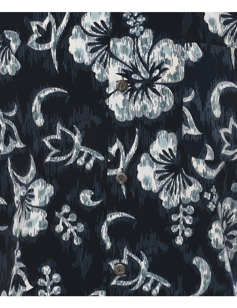 Floral Hawaiian Shirt - L