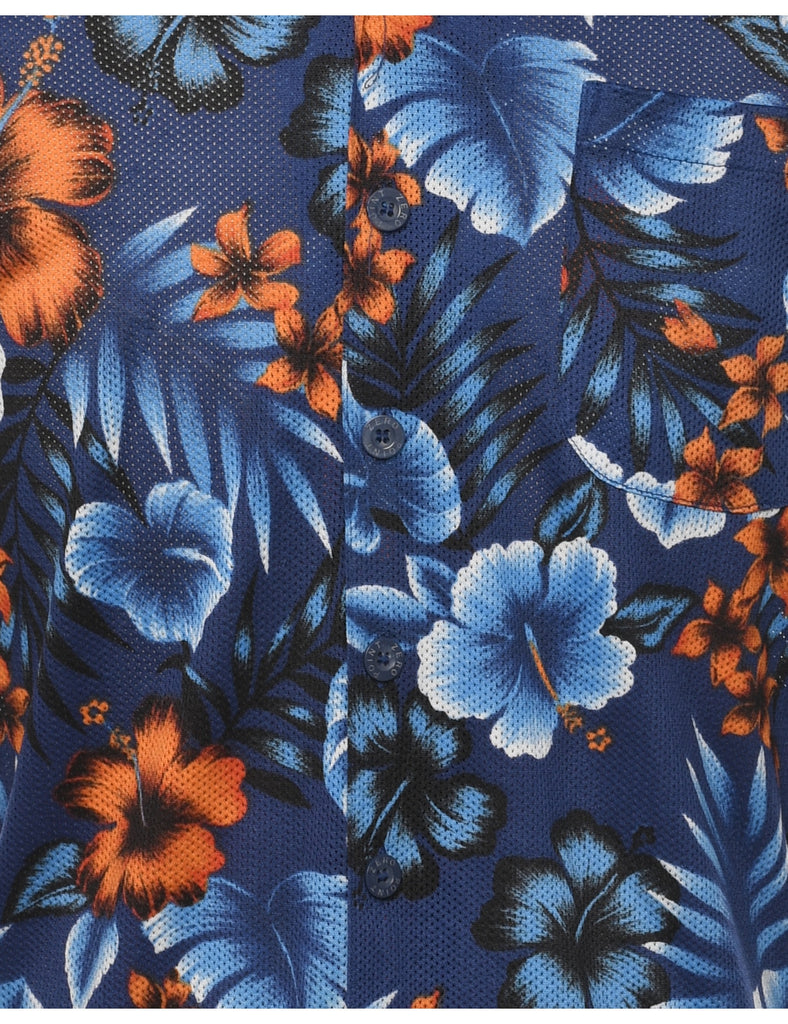 Floral Hawaiian Shirt - L