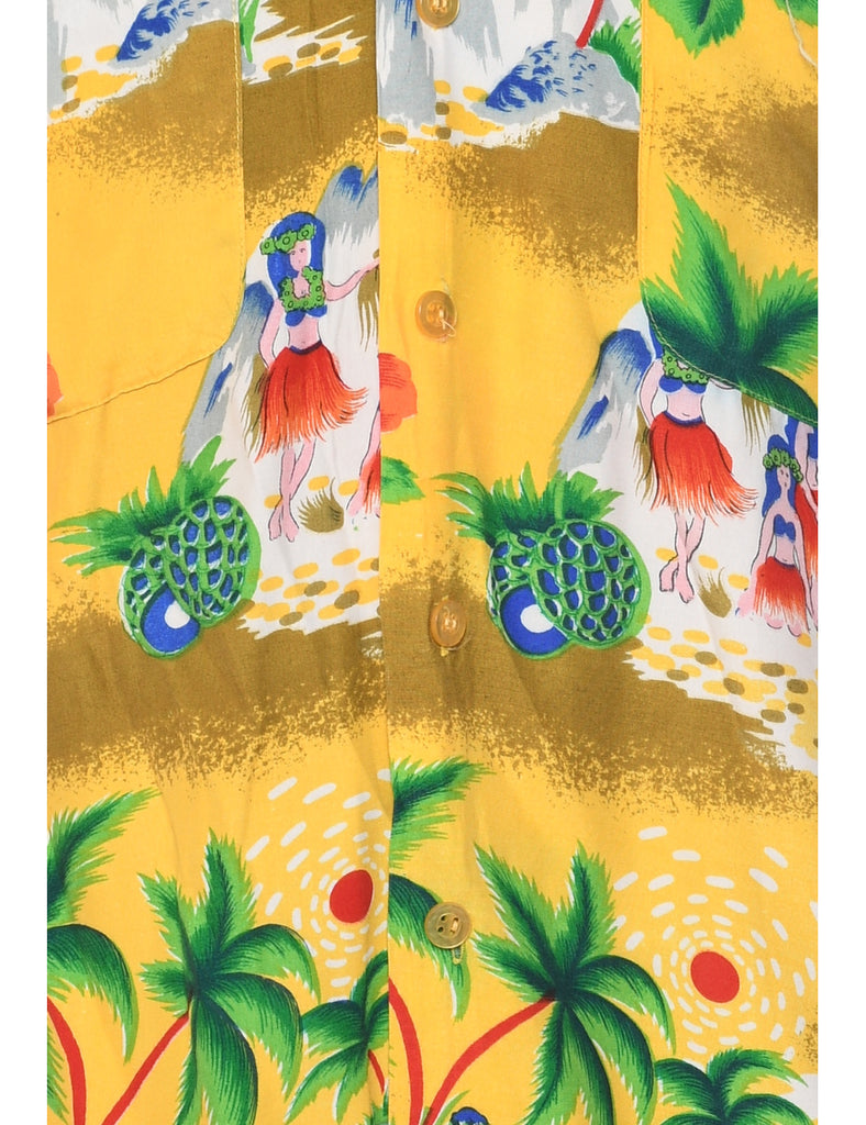 Floral Hawaiian Shirt - S
