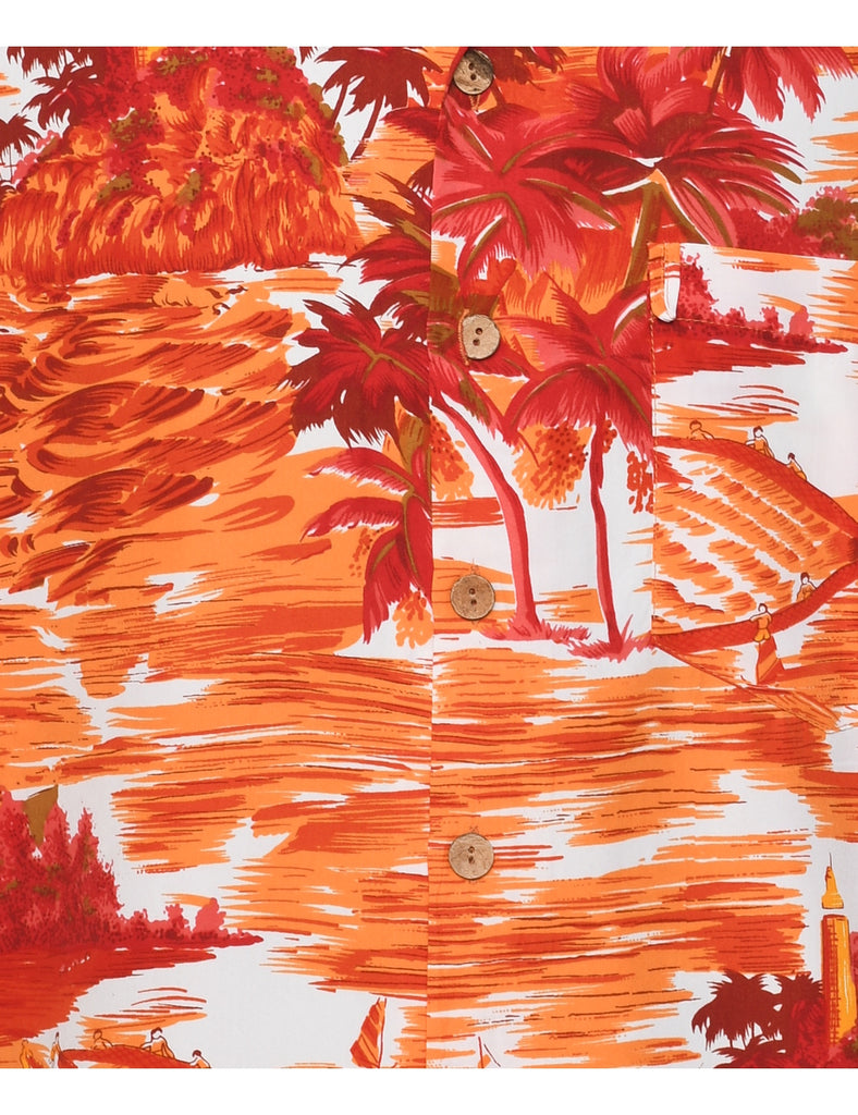 Floral Hawaiian Shirt - XL