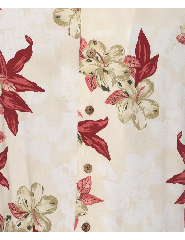 Floral Hawaiian Shirt - XL
