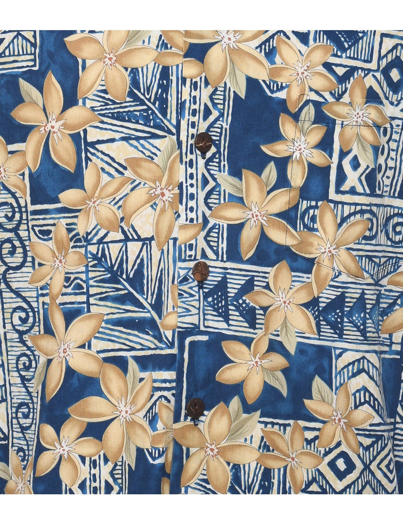 Floral Hawaiian Shirt - L